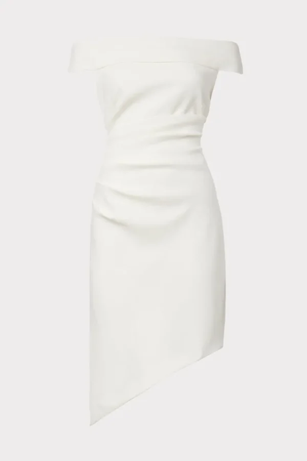 Sale MILLY Ally Cocktail Dress Ecru