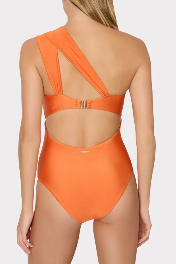 Outlet MILLY Betsy Bandeau One Piece Orange