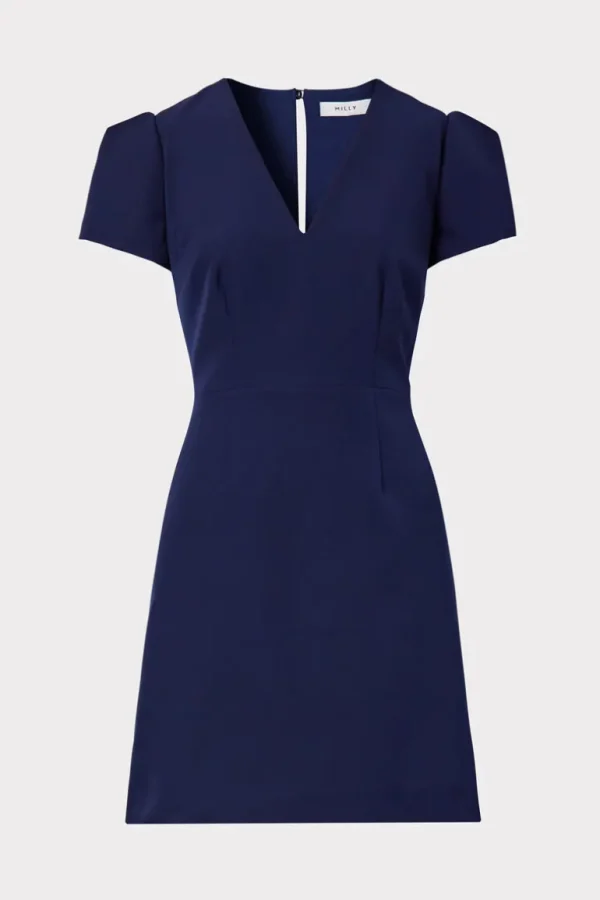 New MILLY Cady Atalie Dress Navy