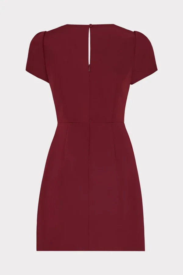 Cheap MILLY Cady Atalie Dress Wine