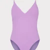 Shop MILLY Cannes Beaded Strap One Piece Purple