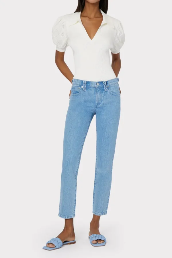 Discount MILLY Gale Skinny Jeans Denim