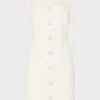 Cheap MILLY Judy Lace Mini Dress White