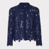 Fashion MILLY June Roja Lace Top Navy