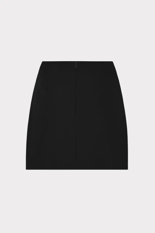 New MILLY Lizzy Cady Mini Skirt Black