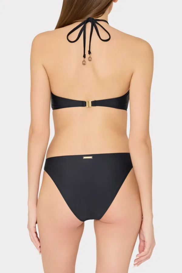 Fashion MILLY Margot Bikini Bottom Black