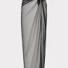 Best MILLY Metallic Mesh Sarong Black