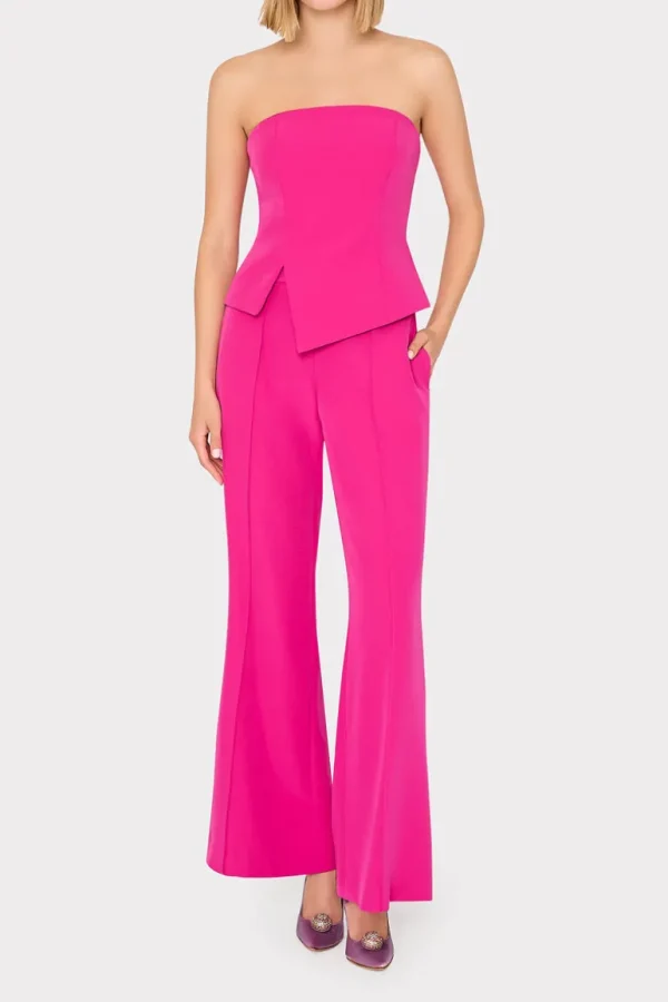 Discount MILLY Nash Cady Pants Fuchsia