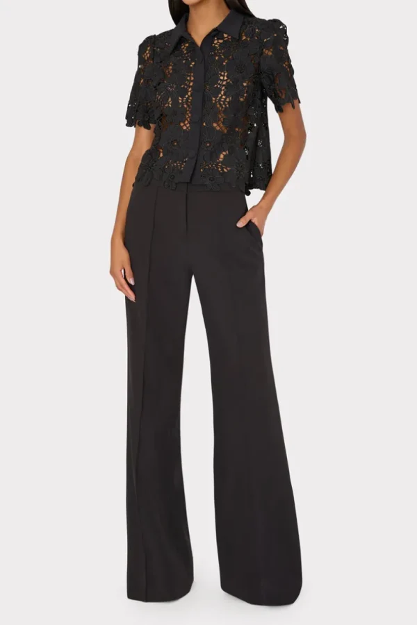 Flash Sale MILLY Nash Cady Pants Black