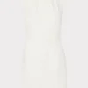 Cheap MILLY Nyra Crystal Mini Dress White