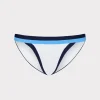 Cheap MILLY Positano Color Block Bikini Bottom Navy Multi