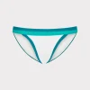 Shop MILLY Positano Color Block Bikini Bottom Sea Green Multi