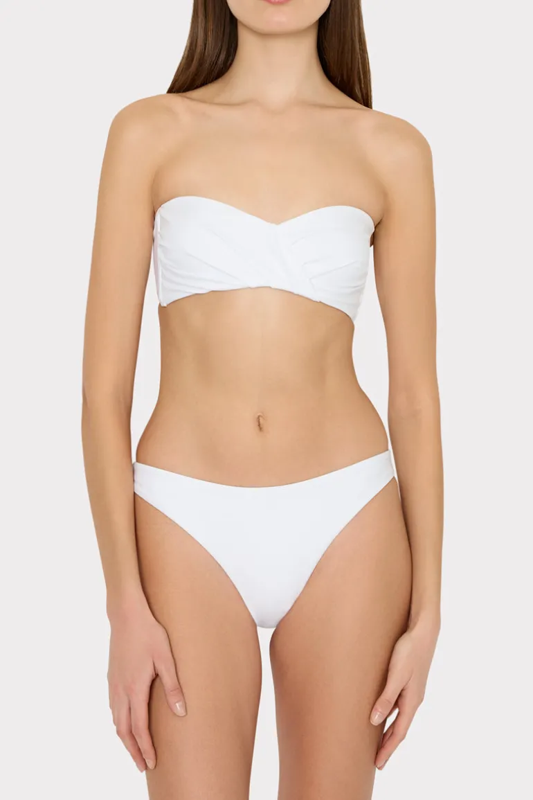 soleil_twist_bandeau_top_1.webp Online MILLY Soleil Twist Bandeau Top White