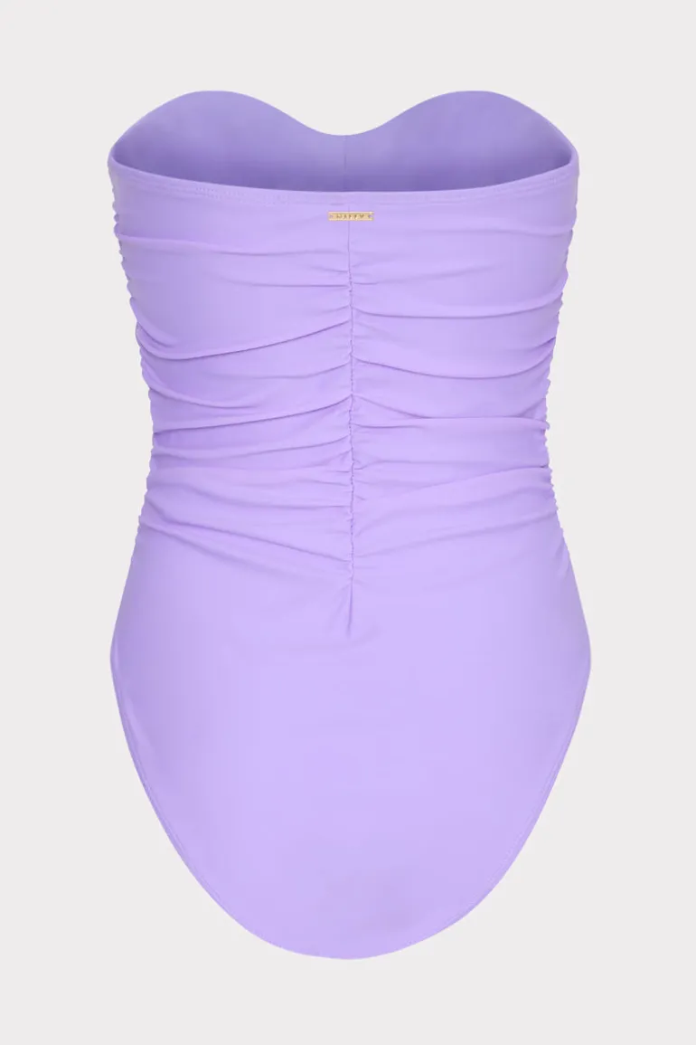 solid_ruched_one_piece_3.webp Hot MILLY Solid Ruched One Piece Lilac