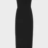 Cheap MILLY Traci Cady Dress Black