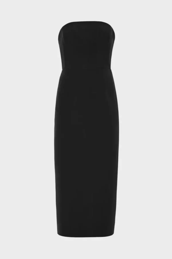 Cheap MILLY Traci Cady Dress Black