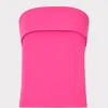 Sale MILLY Tuala Cady Top Fuchsia